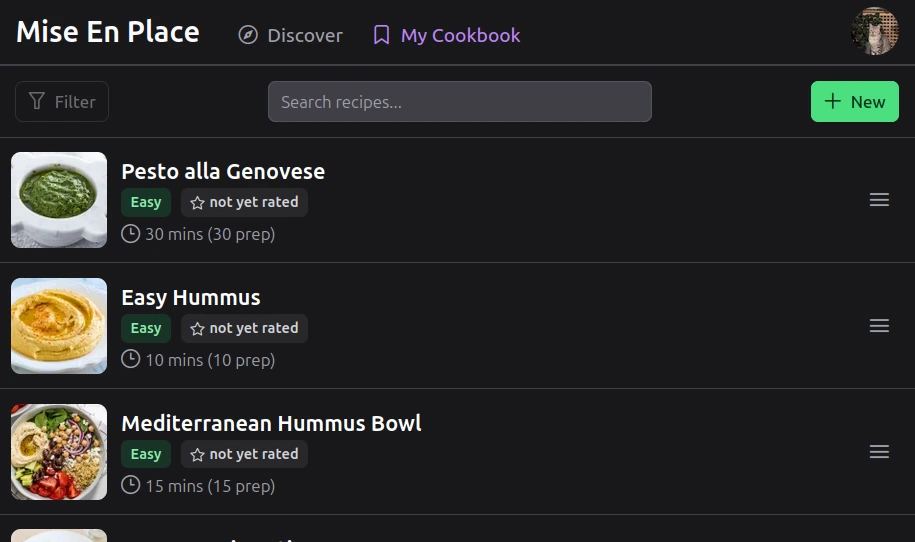 Mise En Place preview